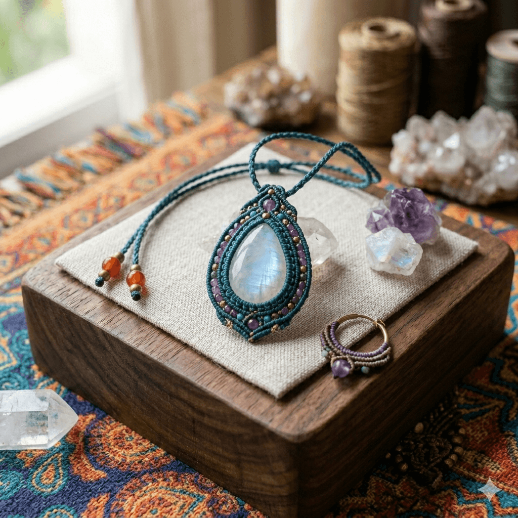 Pulsera de cuarzo rosa