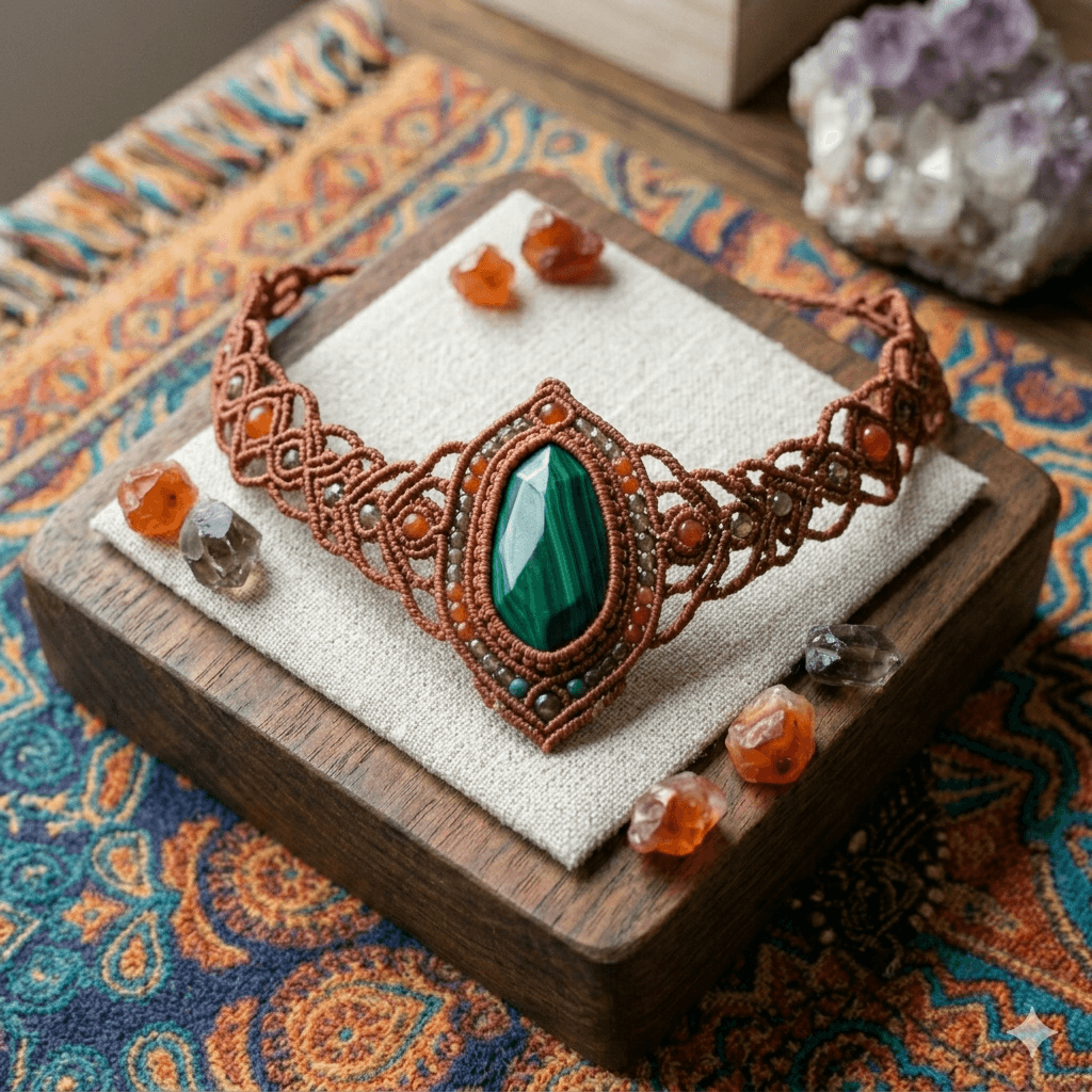 Pulsera de obsidiana negra